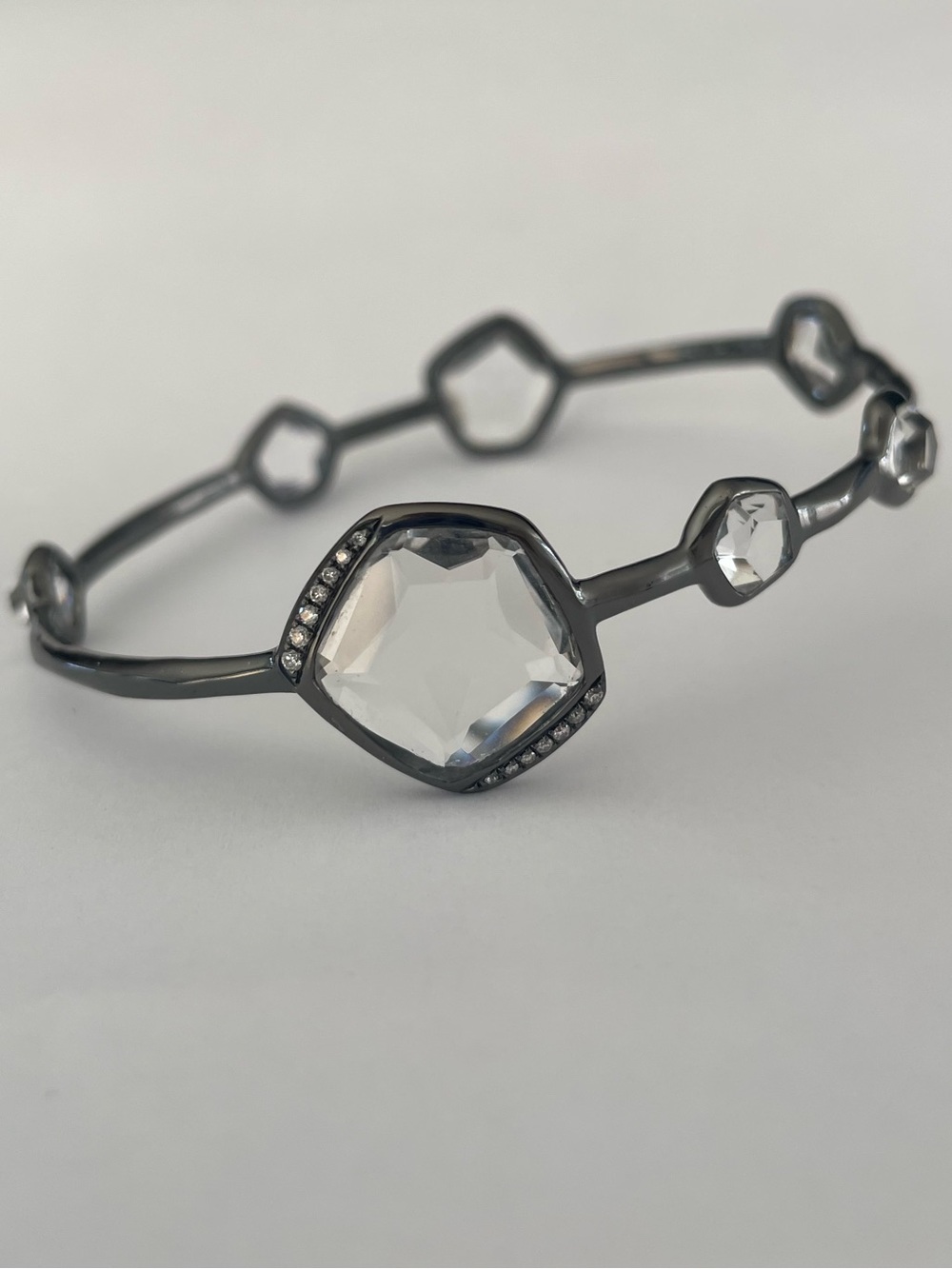 Ippolita Wicked Collection Sterling, Crystal Quartz & Diamond Bracelet